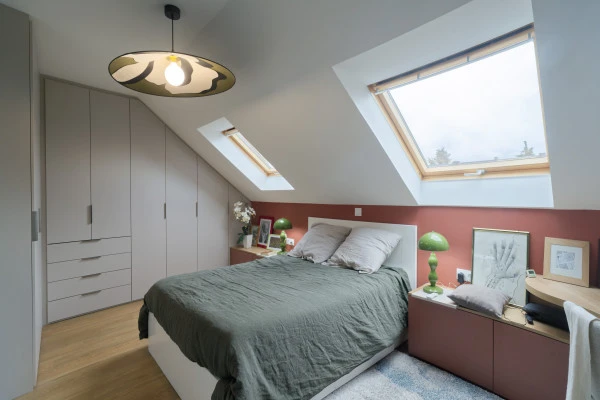 Rénovation chambre parentale meuble sur mesure à Montigny-le-Bretonneux